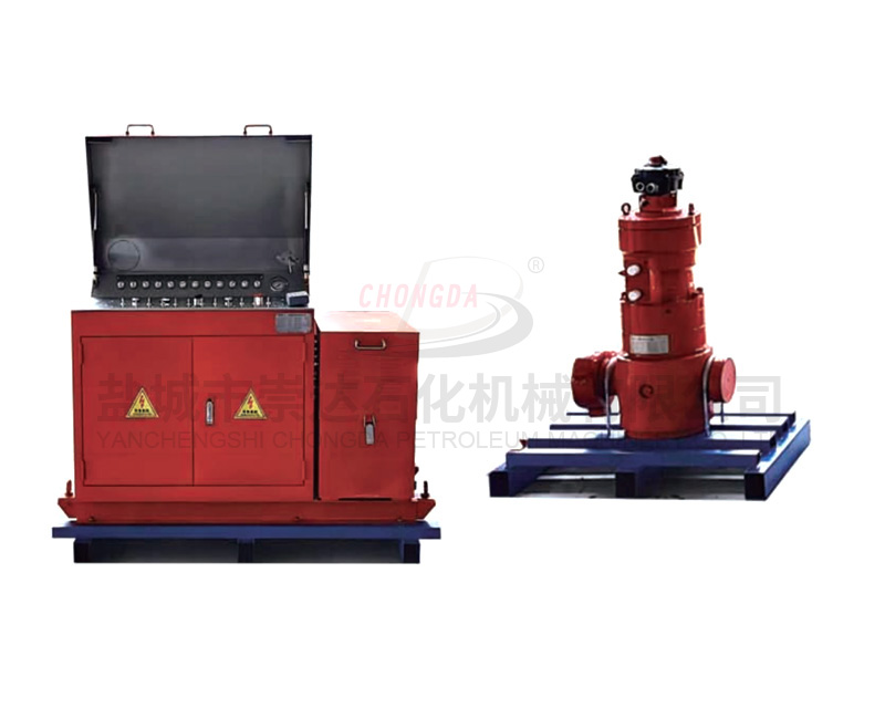 Remote control hydraulic high-pressure plug valve